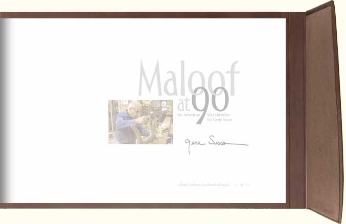 Maloof at 90 - Title Page Vellum